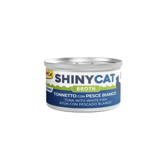 Gimcat Shinycat Tonnetto Pesce Bianco 70g
