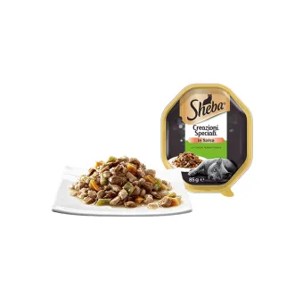 Sheba Creazioni Speciali Coniglio Verdure Gatto 85 g
