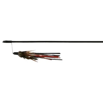 Gioco Gatto C. Pesca Frange/Piume 50cm tx4550