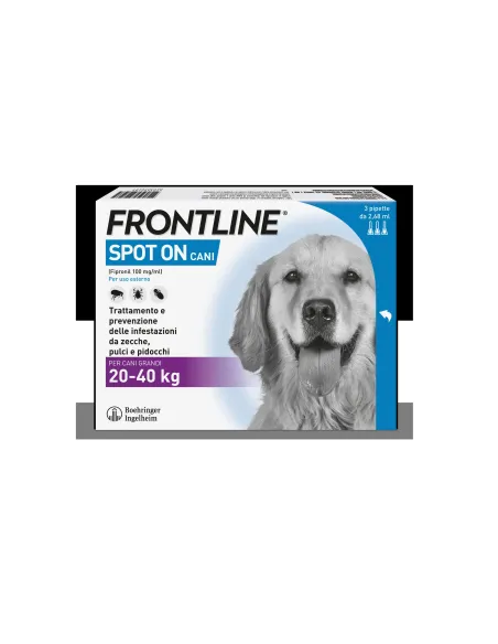 Frontline Spot On Cani Grandi 20-40 3 Pi P