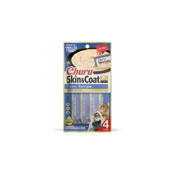 Cat Snack Ciao Churu Skin Coat Tonno 4x14g