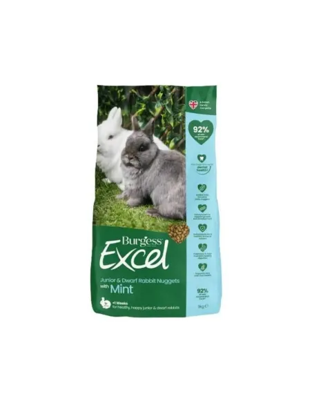 Burgess Excel Junior & Dwarf Mangime Coniglio 1.5 kg