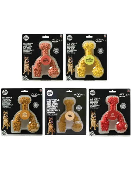 Trio Bone Large Nylon Beef