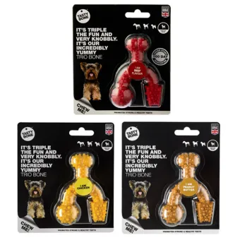Trio Bone Small Nylon Beef