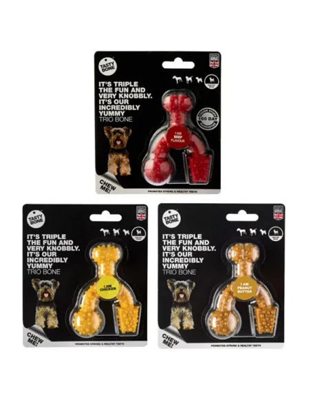 Trio Bone Small Nylon Beef