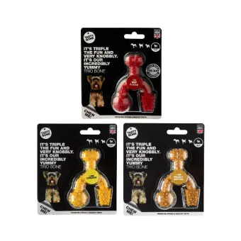 Trio Bone Toy Nylon Manzo