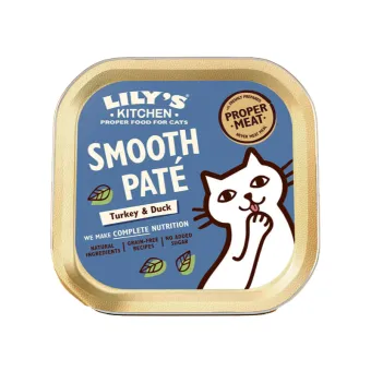 Lily's Kitchen Vaschetta Gatto Patè Tacchino Anatra 85g GF