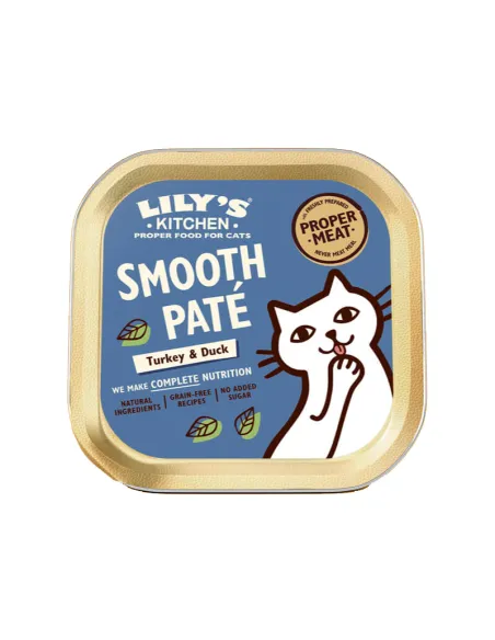 Lily's Kitchen Vaschetta Gatto Patè Tacchino Anatra 85g GF