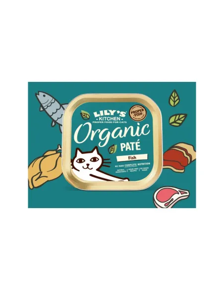 Lily's Kitchen Cat Grain Free Bio Organic Fish Vaschette 85 g