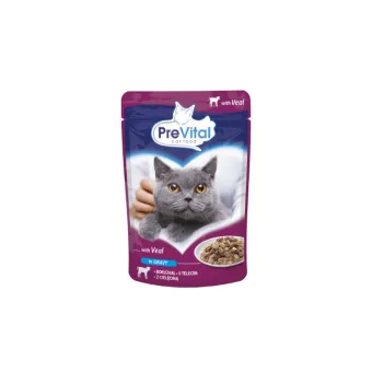 Cat Prevital Bocconi Vitello Salsa 100g Busta