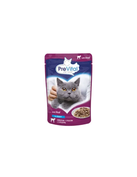 Cat Prevital Bocconi Vitello Salsa 100g Busta