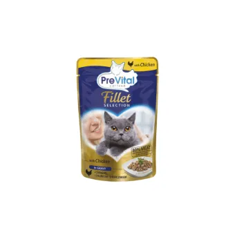 Cat Prevital Filetti Busta Gravy Pollo 85g