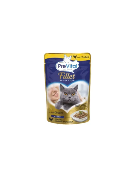 Cat Prevital Filetti Busta Gravy Pollo 85g