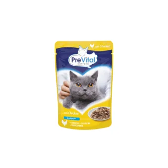 Cat Prevital Bocconi Pollo Salsa 100g Busta