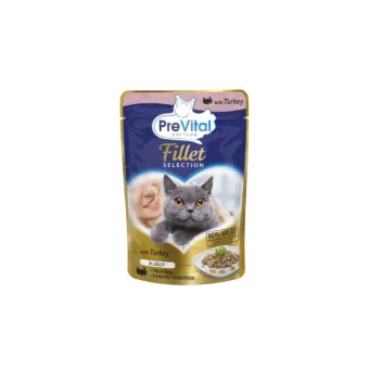 Cat Prevital Filetti Busta Jelly Tacchino 85 gr