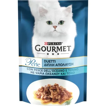 Cat Gourmet Perle Duetti di Mare Pesce 85g Buste