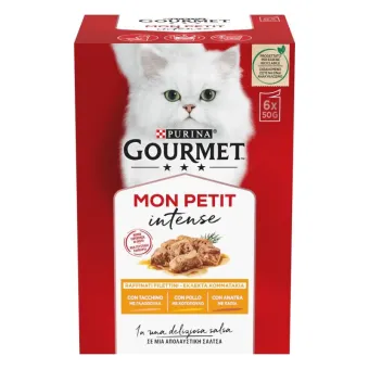 Cat Gourmet Mon Petit Anatra Pollo Tacchino 6x50g