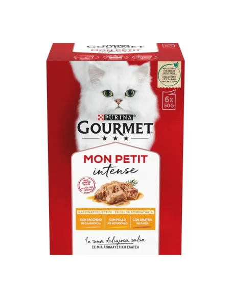 Cat Gourmet Mon Petit Anatra Pollo Tacchino 6x50g