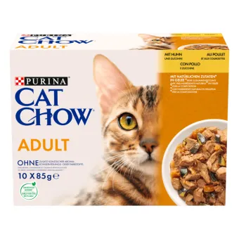 Cat Chow Adult Pollo e Zucchine 10x85g
