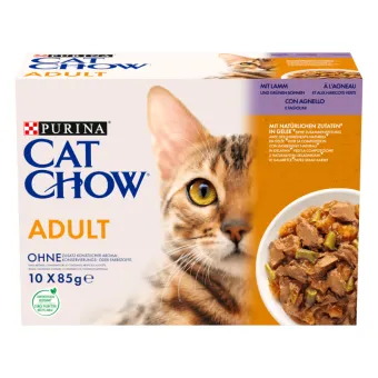 Cat Chow Adult Agnello e Fagiolini 10x85g