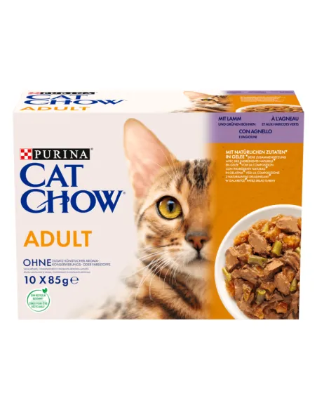 Cat Chow Adult Agnello e Fagiolini 10x85g