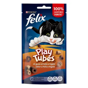 Felix Play Tubes Snack Gatto Pollo Fegato 50 g