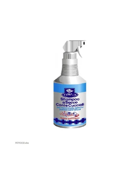 Tewua Shampoo Secco Cani Spray 500 ml