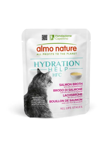 Almo Cat Hydration Brodo Salmone 50 g