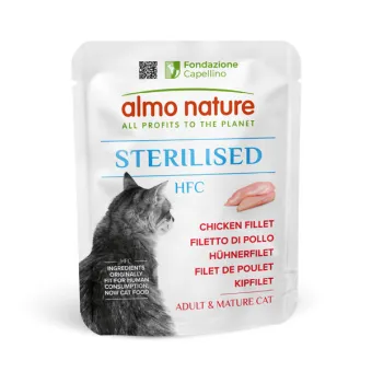 Almo Cat HFC Sterilised Filetto Pollo Busta 50 g