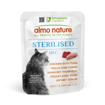 Almo Cat HFC Ster. 50 g Pollo&Tonno Bst