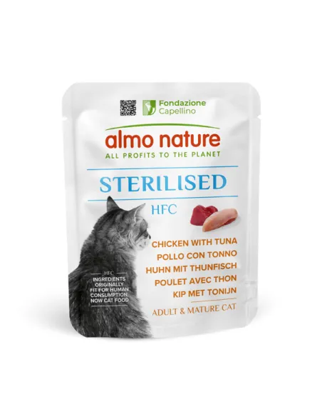 Almo Cat HFC Ster. 50 g Pollo&Tonno Bst
