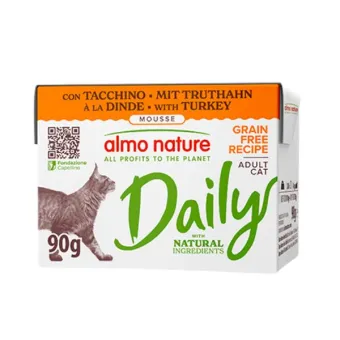Almo Cat Daily Tetra Tacchino 90g