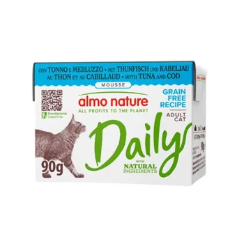 Almo Cat Daily Tetra Tonno/Merluzzo 90g