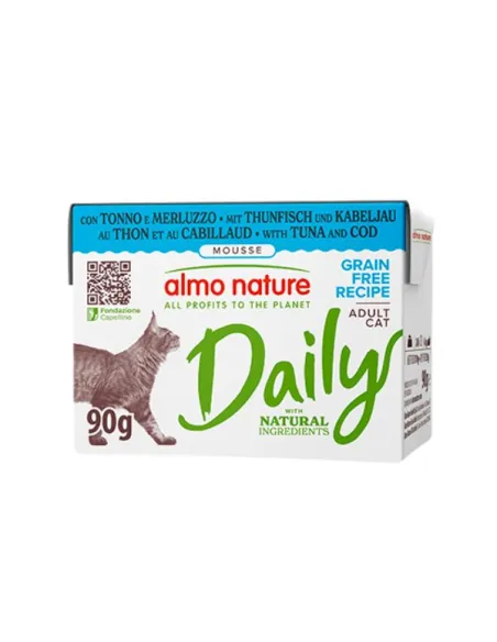 Almo Cat Daily Tetra Tonno/Merluzzo 90g