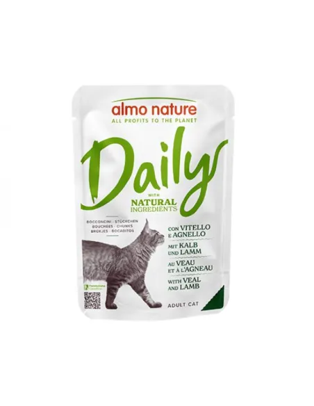 Almo Cat Daily Vitello Agnello 70 g Busta