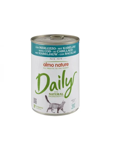 Almo Cat Daily Merluzzo Lattina 400 gr