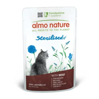 Almo Cat Sterilised Manzo 70 g