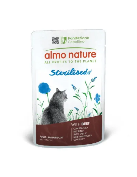 Almo Cat Sterilised Manzo 70 g