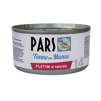 Cat Pars Filettini Naturali Tonno Manzo 85 g