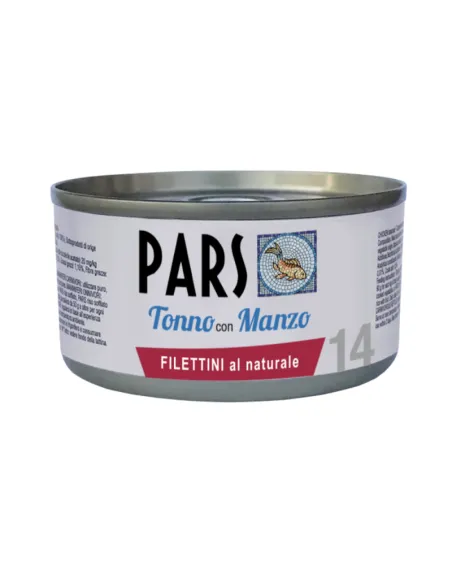 Cat Pars Filettini Naturali Tonno Manzo 85 g