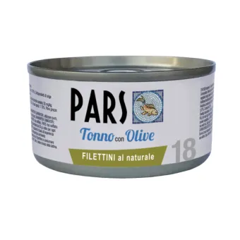 Cat Pars Filettini Naturali Tonno Olive 85 g