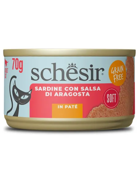 Schesir Cat Sardine Aragosta Paté 70 g Lattina
