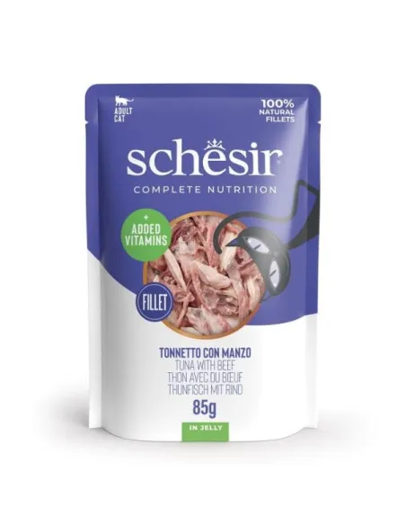 Schesir Cat Tonnetto Manzo 85g Bst