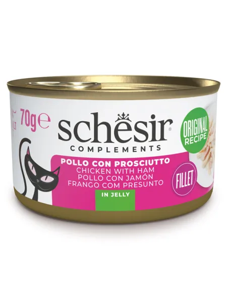 Schesir Cat Filetto Pollo Prosciutto 70 g Lattina