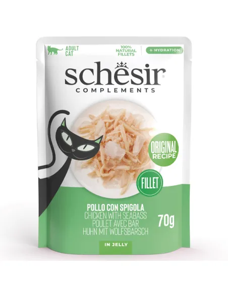 Schesir Cat Pollo Spigola 70g Bst