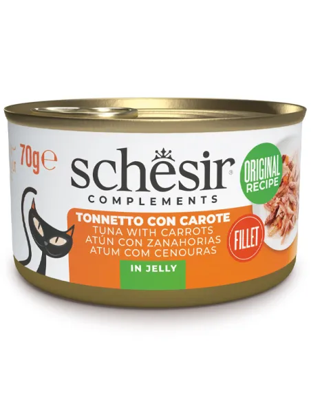 Schesir Cat Tonnetto Carote 70g Latt.
