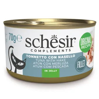 Schesir Cat Tonno Nasello 70g Lattina