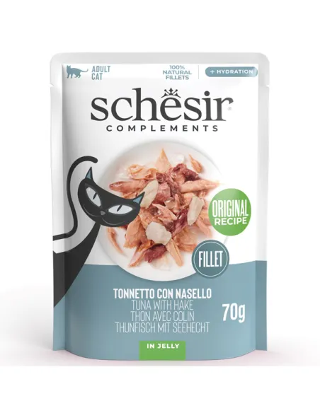 Schesir Cat Tonno Nasello 70gr Bst