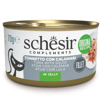 Schesir Cat Filetto Tonno Calamari 70 g Latt.