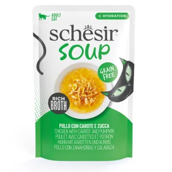 Schesir Cat Soup Pollo/Carote/Zucca 40g Bst